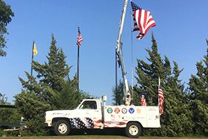 The Glory Truck on Flag Day 2025.