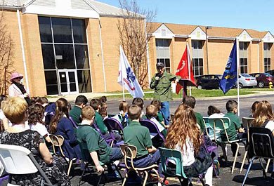 Operation Fallen Flags visits Our Lady of the Sacred Heart Academy