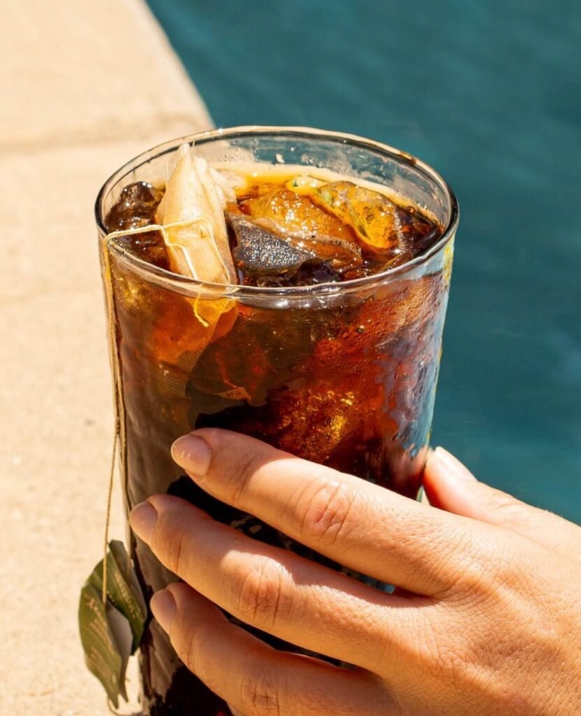 Teeccino iced tea.